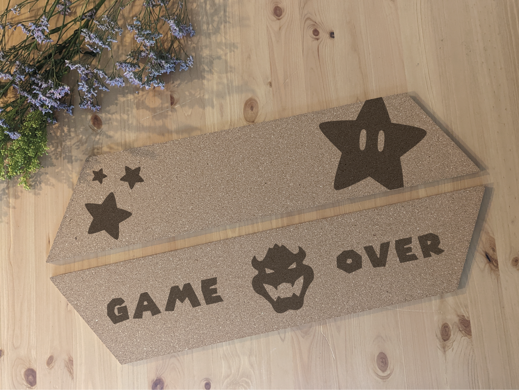 Power Star x Game Over | Cork Board