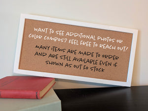 Art Nouveau Frames | Cork Board